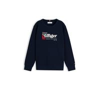 TOMMY HILFIGER Sweat bleu marine / rouge / blanc, Taille 128
