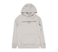 Tommy Hilfiger Sweat à capuche Essential enfant unisexe gris clair chiné Taille 10