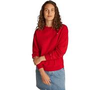 Tommy Hilfiger Sweat Femme Contrast Flag Regular Fit, Rouge (Primary Red), XXL