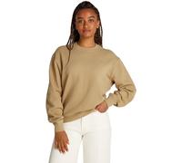 Tommy Hilfiger REG Flag on Chest SWTSHRT WW0WW41246 Sweat-Shirt à Enfiler, Khaki (Safari Canvas), L Femme
