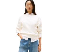 Tommy Hilfiger Sweat Femme Lurex Script Col Ras-du-Cou, Blanc (Ivory Silk), L