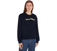 Tommy Hilfiger Sweat Femme Regular sans Capuche, Bleu (Desert Sky), XS