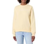 Tommy Hilfiger Sweat Femme sans Capuche, Jaune (Frozen Custard), L