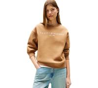 Tommy Hilfiger Sweat Femme sans Capuche, Marron (Hickory), M