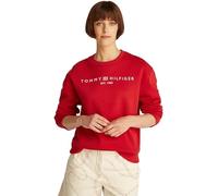 Tommy Hilfiger Sweat Femme sans Capuche, Rouge (Primary Red), M
