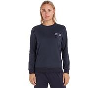 Tommy Hilfiger Sweat Femme Track Top Col Ras-du-Cou, Bleu (Desert Sky), XS