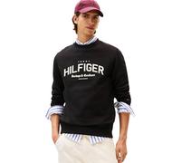 Tommy Hilfiger Sweat Homme Arch Crew Neck Regular Fit, Noir (Black), M