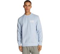 Tommy Hilfiger Sweat Homme Monotype Label Col Ras-du-Cou, Bleu (Breezy Blue), XS