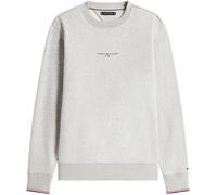 Tommy Hilfiger Sweat Homme Tipped avec Col Ras-du-Cou, Gris (Light Grey Heather), XXXL