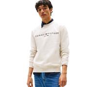 Tommy Hilfiger Sweat Homme Tommy Logo sans Capuche, Beige (Heathered Oatmilk), XL