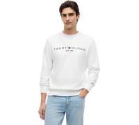 Tommy Hilfiger Sweat-shirt Logo Blanc Manches longues Col classique Taille S