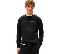 Tommy Hilfiger Sweat Homme Track Top avec Col Ras-du-Cou, Noir (Black), XS