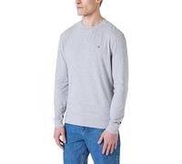 Tommy Hilfiger Sweat Homme Track Top sans Capuche, Gris (Light Grey Heather), S
