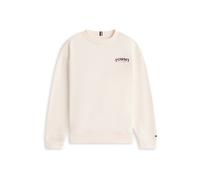 Tommy Hilfiger Monotype Graphic Sweatshirt Kb0kb10255, White (Ancient White), 7 Ans Garçon