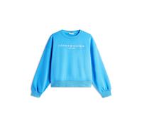 TOMMY HILFIGER Sweat-shirt azur / blanc, Taille L