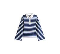 TOMMY HILFIGER Sweat-shirt bleu marine / blanc, Taille XL