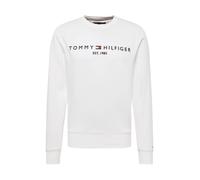 Tommy Hilfiger Sweat-shirt Logo Blanc Manches longues Col classique Taille S