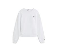 Tommy Hilfiger Script Reg Terry Sweatshirt Blanc,Bleu S Femme