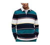 Tommy Hilfiger - SweaT-shirt de rugby à rayures - Homme - Tops - Multicolore - Taille: L