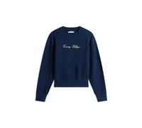 Tommy Hilfiger Lurex Script Regular Fit Sweatshirt Bleu L Femme