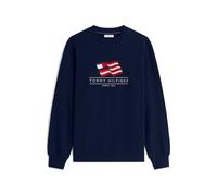 TOMMY HILFIGER Sweat-shirt 'Flag' bleu / rouge / blanc, Taille XL