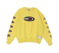 Tommy Hilfiger - SweaT-shirt léger à col rond - Femme - Sweatshirts et sweats à capuche - Jaune - Taille: 38 FR