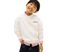 Tommy Hilfiger Sweat-Shirt Monotype Graphic KB0KB10255 pour garçon, Blanc (Blanc Ancien), 12 Ans