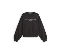 TOMMY HILFIGER Sweat-shirt noir / blanc, Taille S