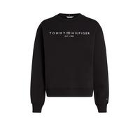 TOMMY HILFIGER Sweat-shirt noir / blanc, Taille XS