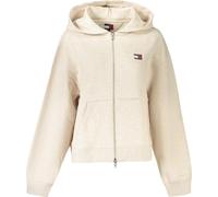 Tommy Hilfiger Sweatshirt à capuche pour femme DW0DW19412_BEAE3 - Design brossé à manches longues avec fermeture éclair, broderie & logo en : Taille - XS Taille : XS