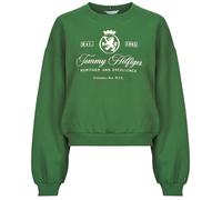 Tommy Hilfiger Sweatshirts VARSITY CREST FLEECE SWTSHRT in Vert EU XL