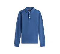 Tommy Hilfiger Polo Manches Longues Homme Slim Basique, Bleu (Aegean Sea), L