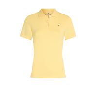 Tommy Hilfiger Polo Manches Courtes Femme 1985 Slim Pique Slim Fit, Jaune (Citronella), XL