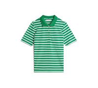 Tommy Hilfiger Polo piqué 1985 REG SS WW0WW43224 S/S pour Femme, Vert (Nouveau Vert/écru STP), M, Vert (Nouveau Vert/écru), M