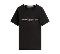 Tommy Hilfiger T-shirt à logo Core pour homme, noir, taille-S