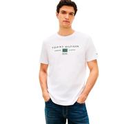 Tommy Hilfiger T-shirt 'BRAND LOVE' vert/blanc Taille XXL