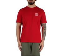 Tommy Hilfiger T-Shirt à Manches Courtes et col Rond pour Homme, Rouge (Rouge Moyen), L