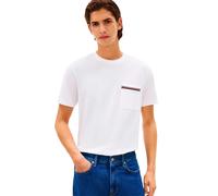 Tommy Hilfiger Global Stripe Pique T-shirt White Taille: M | T-Shirts Outlet | Homme | Blanche