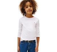 Tommy Hilfiger T-shirt manches longues Basic Knit Blanc 16 ans garçon