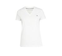 Tommy Hilfiger T-shirt Heritage manches courtes col V blanc 2XL femme
