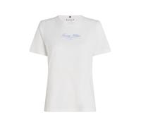 TOMMY HILFIGER T-shirt bleu denim / blanc, Taille XXS