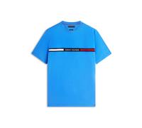 TOMMY HILFIGER T-Shirt bleu marine / azur / rouge / blanc, Taille S