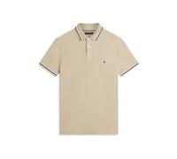 Tommy Hilfiger Tipped Slim Fit Short Sleeve Polo Beige M Homme