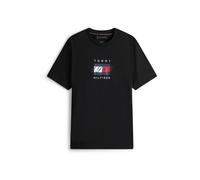 TOMMY HILFIGER T-Shirt bleu marine / rouge / noir / blanc, Taille L