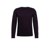 Tommy Hilfiger T-Shirt Manches Longues Homme Tommy Logo Coton, Noir (Black), XL