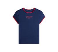 TOMMY HILFIGER T-shirt bleu marine / rouge, Taille M