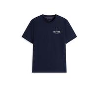 TOMMY HILFIGER T-Shirt bleu nuit / blanc, Taille S
