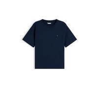 TOMMY HILFIGER T-shirt 'Boxy Interlock' bleu foncé, Taille S-M
