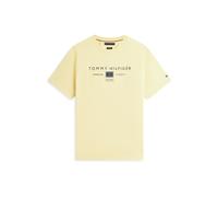 TOMMY HILFIGER T-Shirt 'BRAND LOVE' bleu marine / jaune / rouge / blanc, Taille L