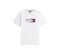Tommy Hilfiger Brand Love Text Box Tee Mw0mw42366 T-Shirt S/S, White (White), XXL Homme